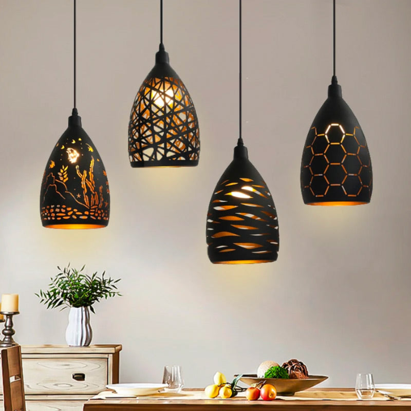 Lampe suspension métal style psychédélique Lampe suspension métal style psychédélique