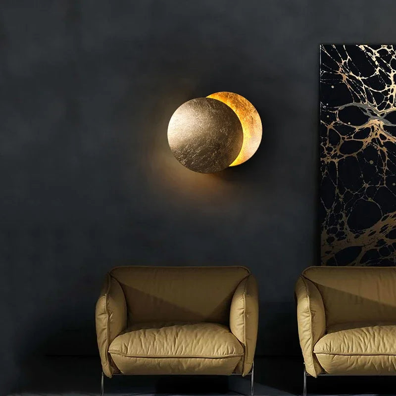 Applique murale eclipse or Lumiart