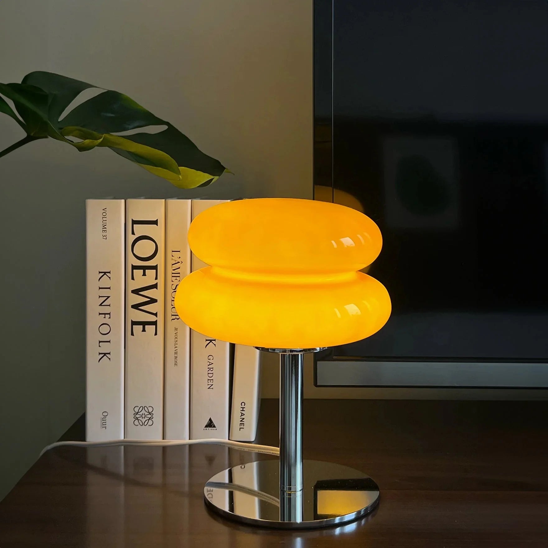 Cygne lampes de chevet vitro belle illumination variole éclat orange rose doux Cygne lampes de chevet vitro belle illumination variole éclat orange rose doux