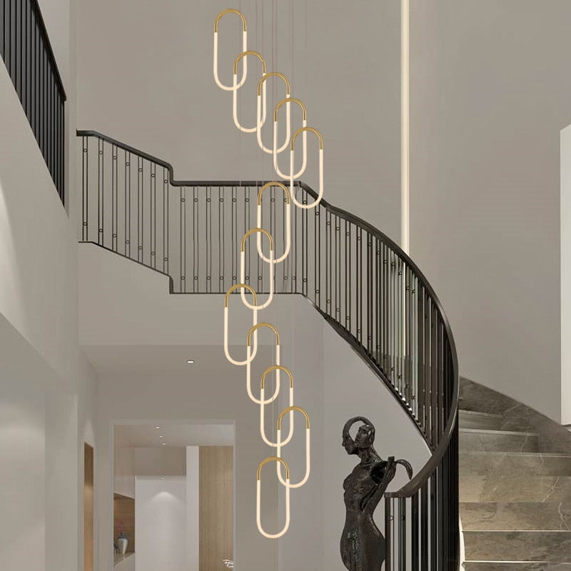 Suspension Luminaire Design Escaliers