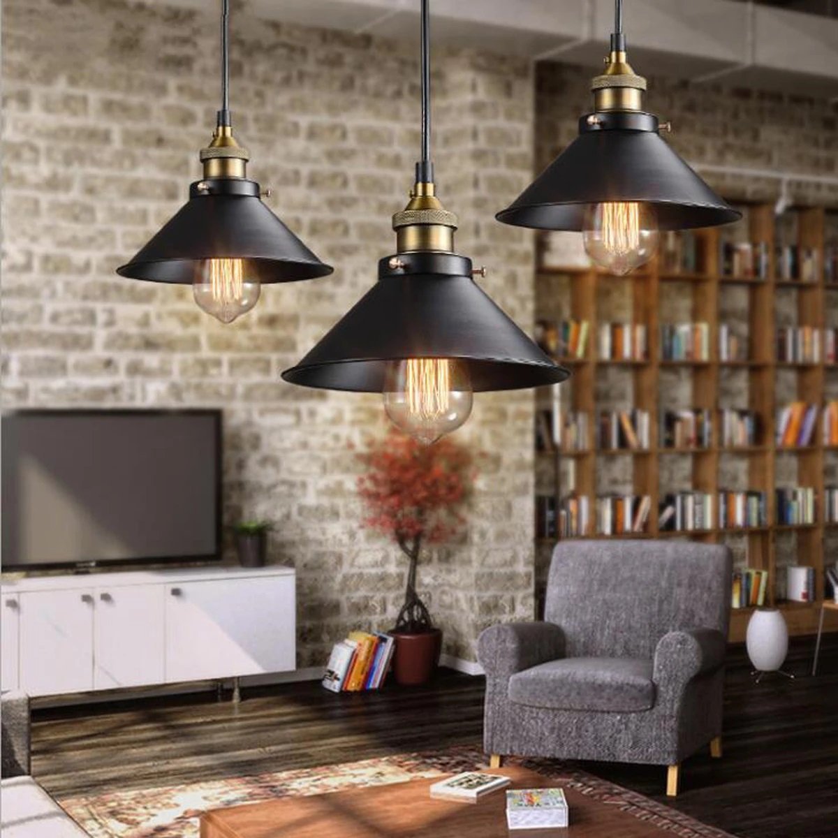 Olsen - Suspensions Luminaires Danoises En Acier Brossé 3 /