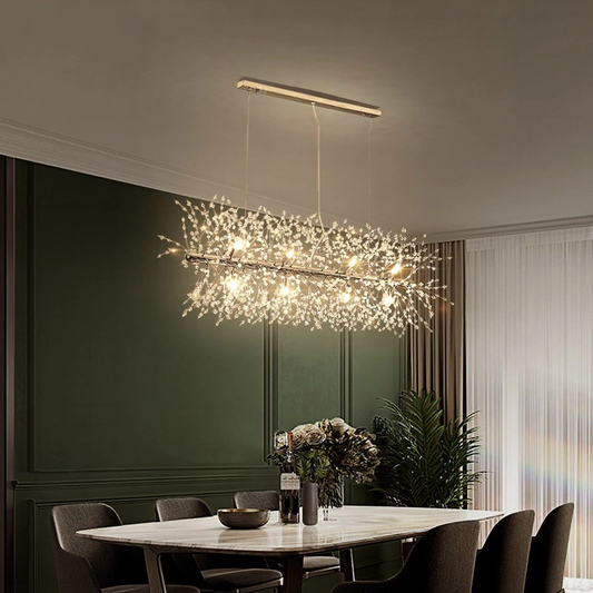 Lustre Moderne Design Cristal 