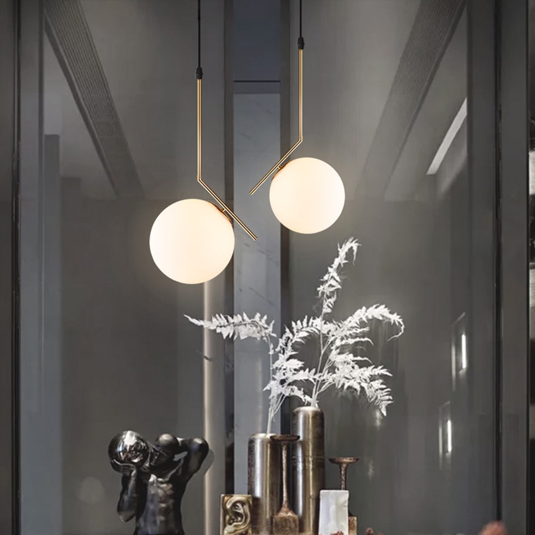 Suspension Luminaire Design Scandinave LED