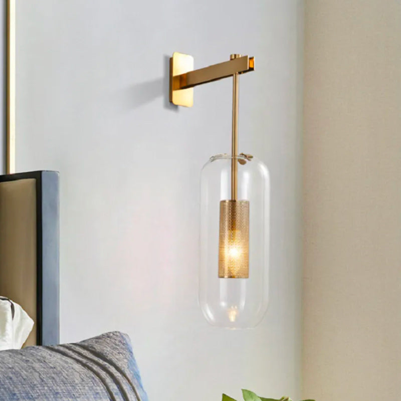 Applique murale Luminaire Design-dysel-verre-doré