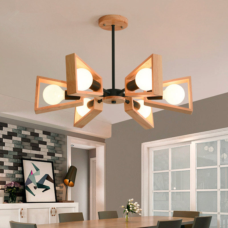 Lustre Bois Moderne Industriel Befly | Lumiart – LumiArt