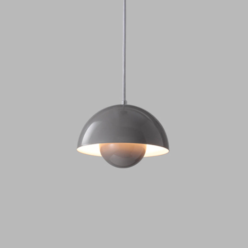 Luminaire Boule Design gris