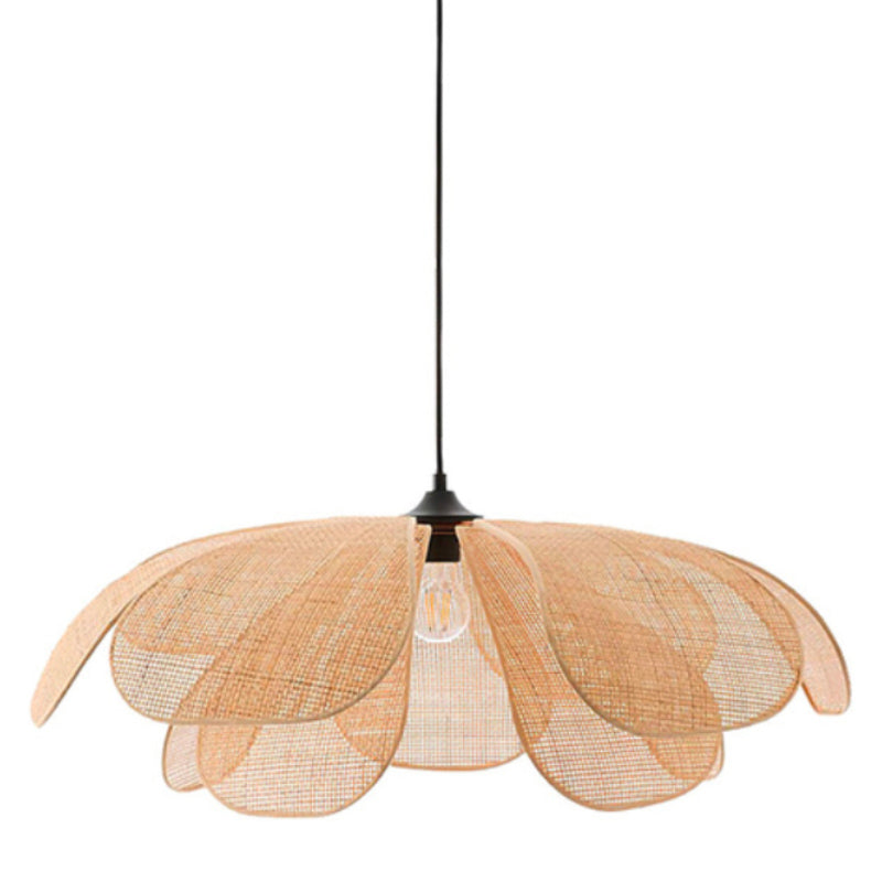 Suspension Luminaire Design Rotin Osier déco