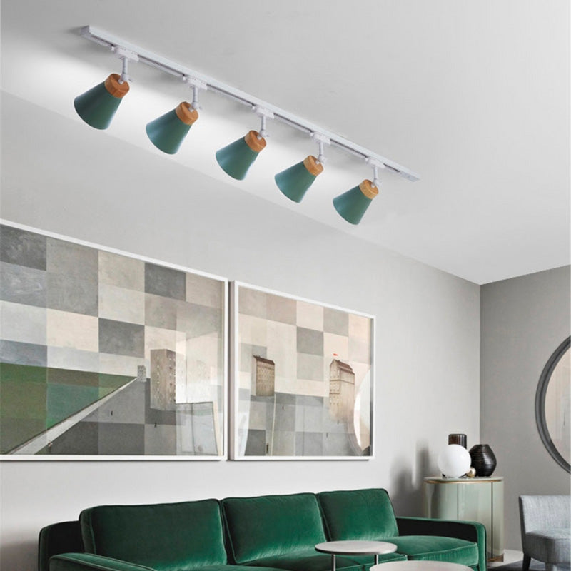luminaire spot bleu