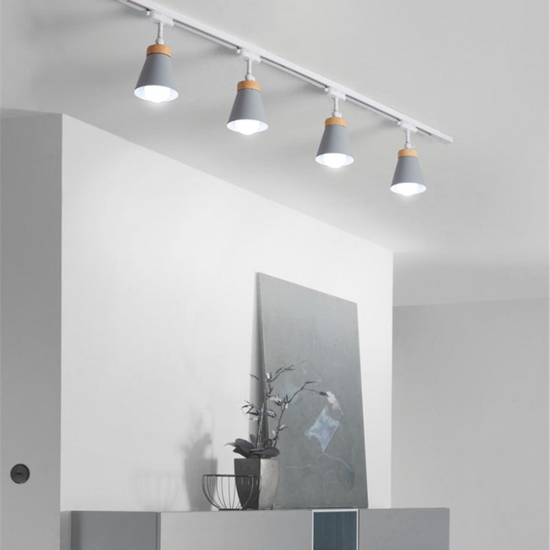 luminaire spot gris