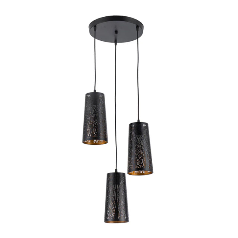 Suspension Luminaire Design Noir pas cher