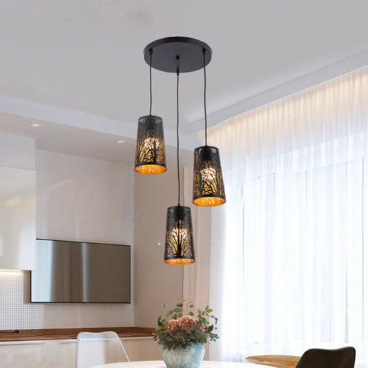 Suspension Luminaire Design Noir