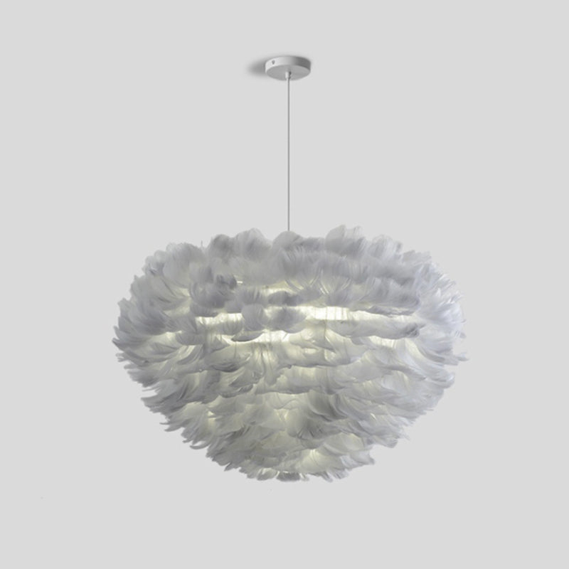 Luminaire Suspension Plume maison