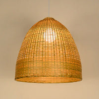 Suspension Luminaire Rotin Bambou Osier moderne