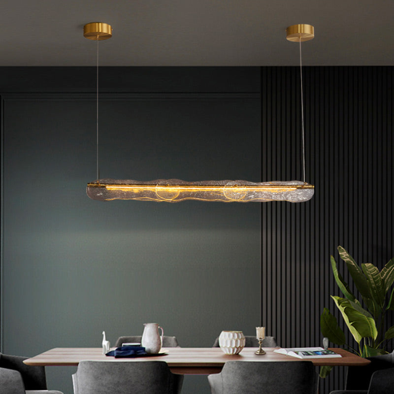 Luminaire Verre Design salon