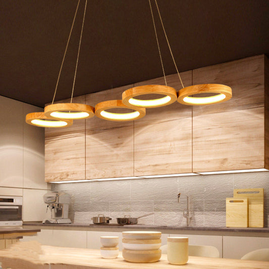 Suspension Luminaire Moderne Bois